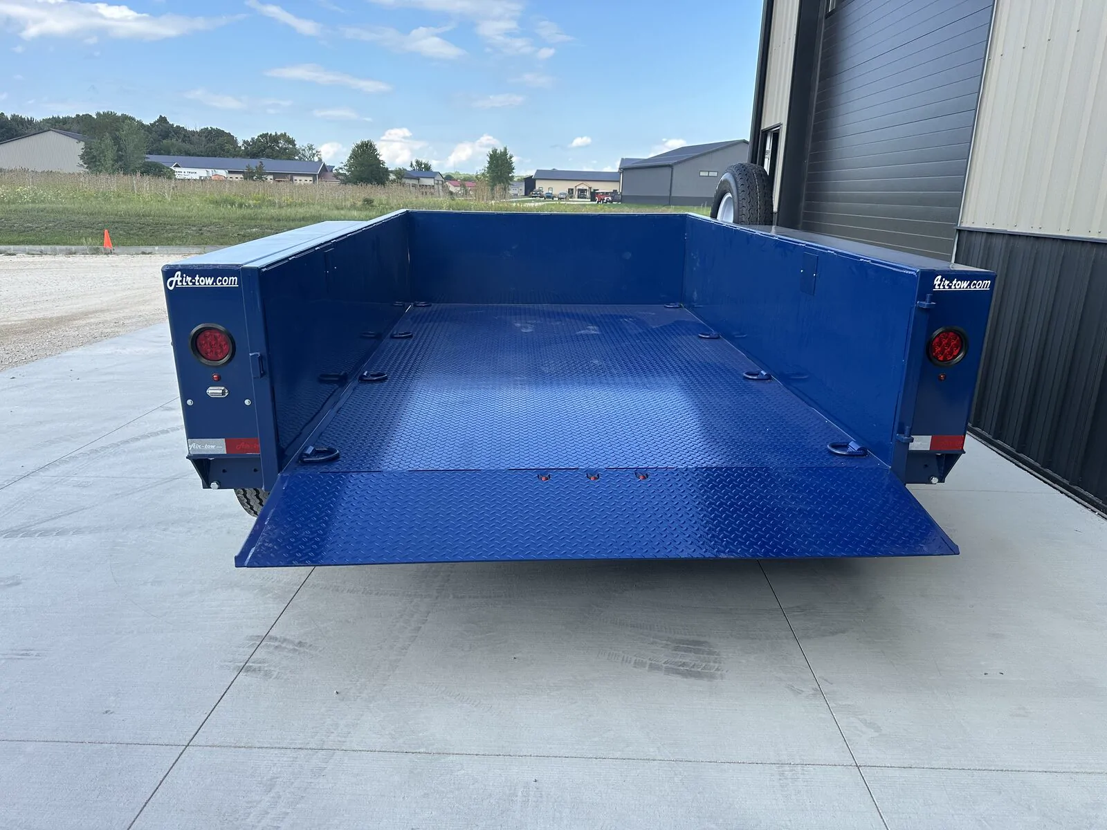 6' x 12' Air Tow Utility Trailer available to rent at Fondy Trailer Rentals in Fond du Lac, Wisconsin