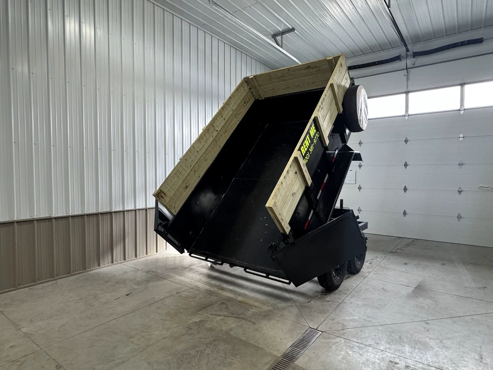 6' x 10' Dump Trailer available to rent at Fondy Trailer Rentals in Fond du Lac, Wisconsin