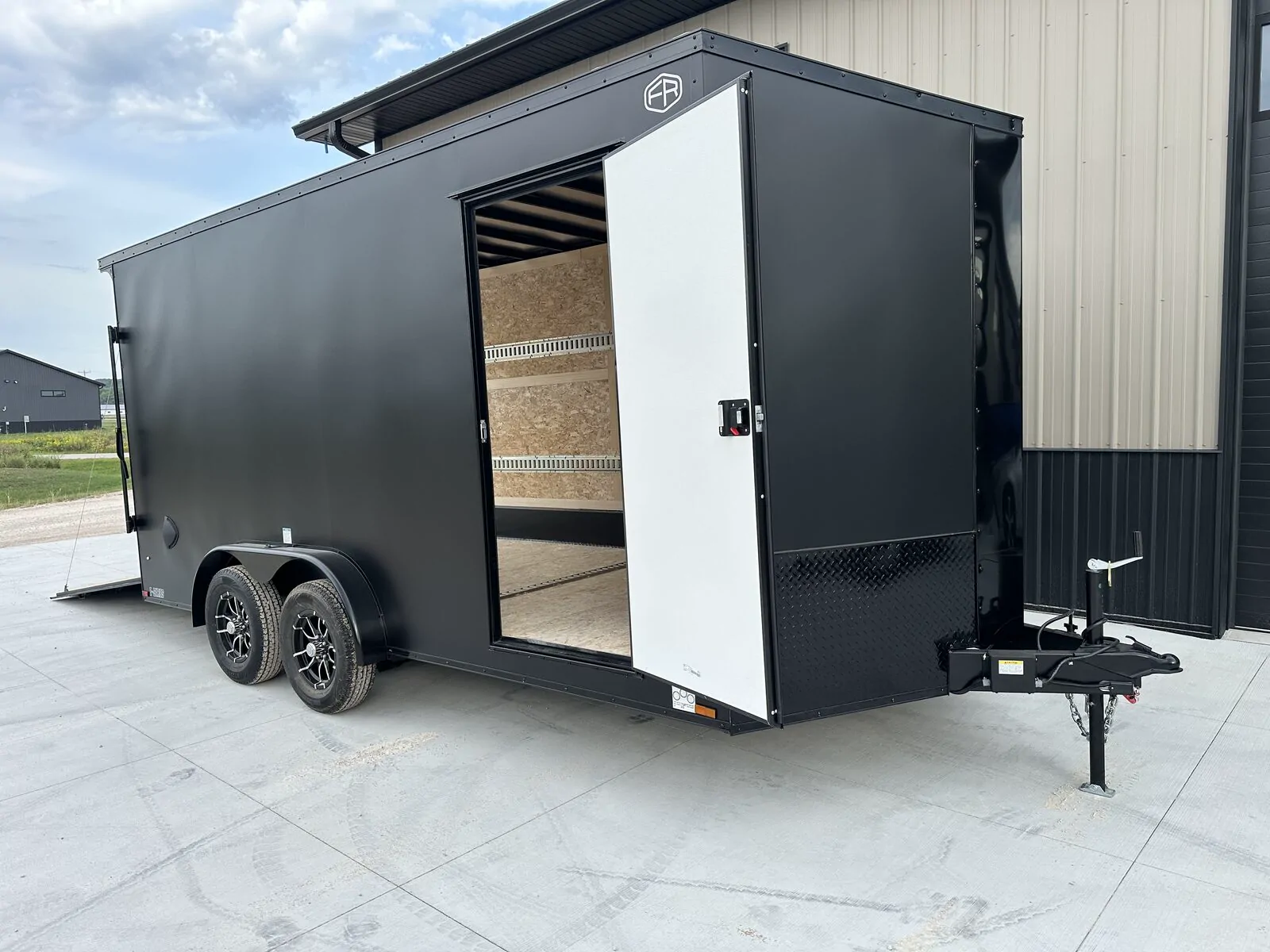 7.5' x 16' Enclosed Trailer available to rent at Fondy Trailer Rentals in Fond du Lac, Wisconsin