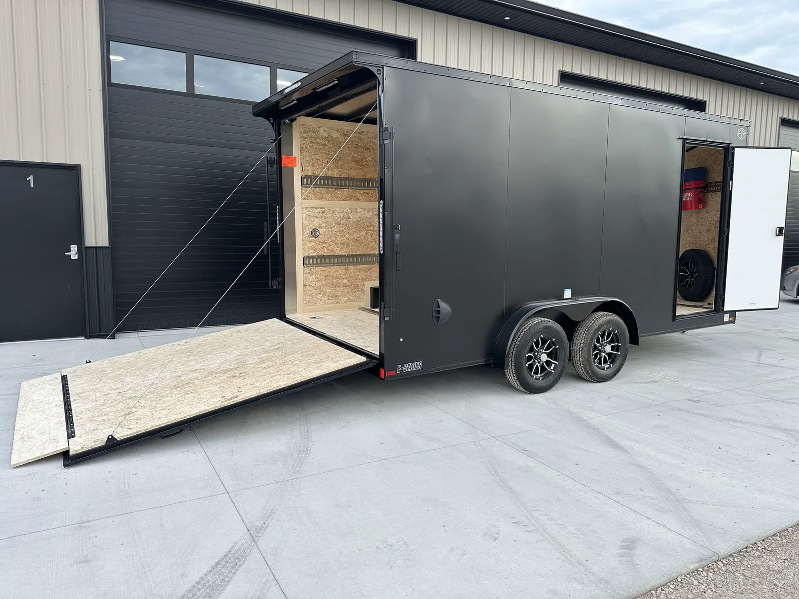 7.5' x 16' Enclosed Trailer available to rent at Fondy Trailer Rentals in Fond du Lac, Wisconsin
