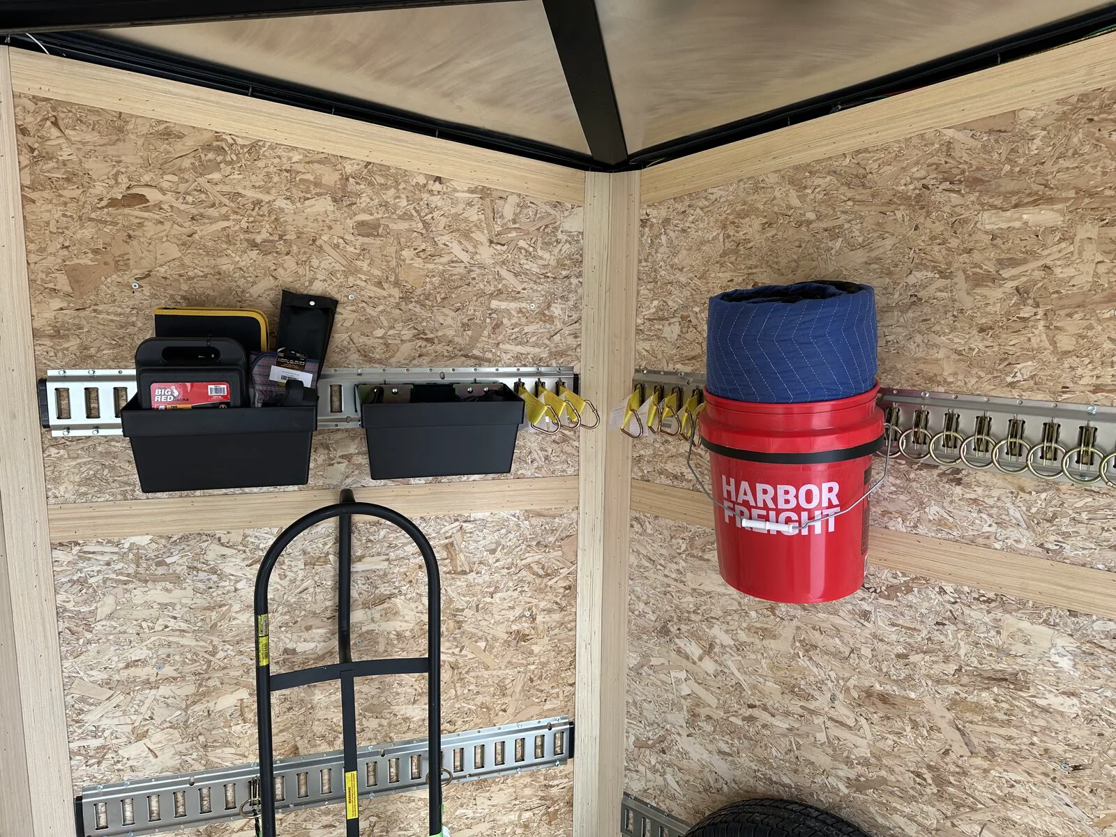 7.5' x 16' Enclosed Trailer available to rent at Fondy Trailer Rentals in Fond du Lac, Wisconsin