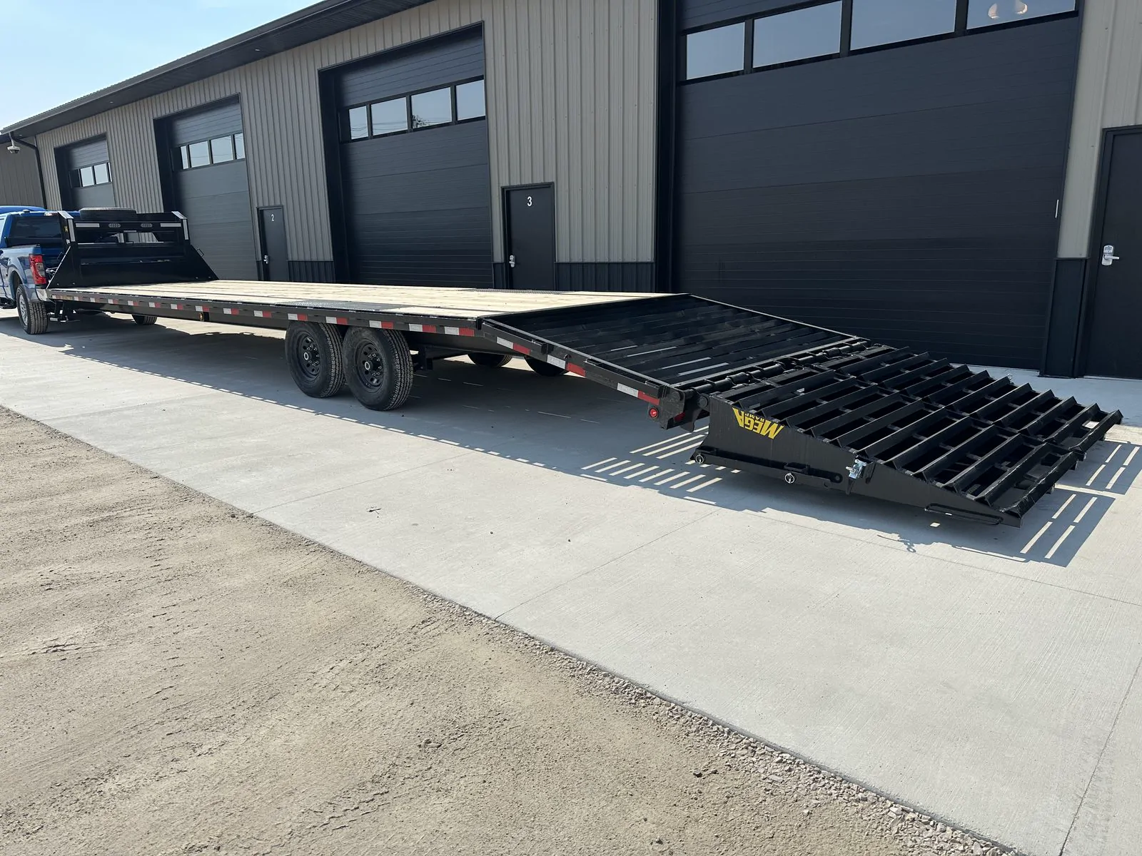 30'+5' Gooseneck Deckover available to rent at Fondy Trailer Rentals in Fond du Lac, Wisconsin