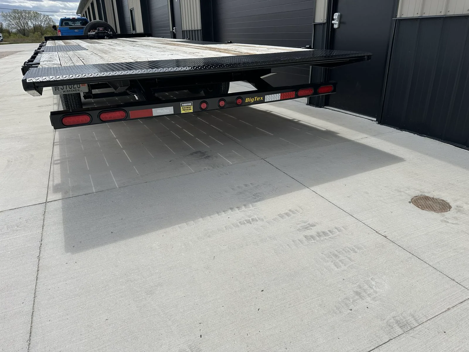 8.5' x 24' Tilt Deckover available to rent at Fondy Trailer Rentals in Fond du Lac, Wisconsin