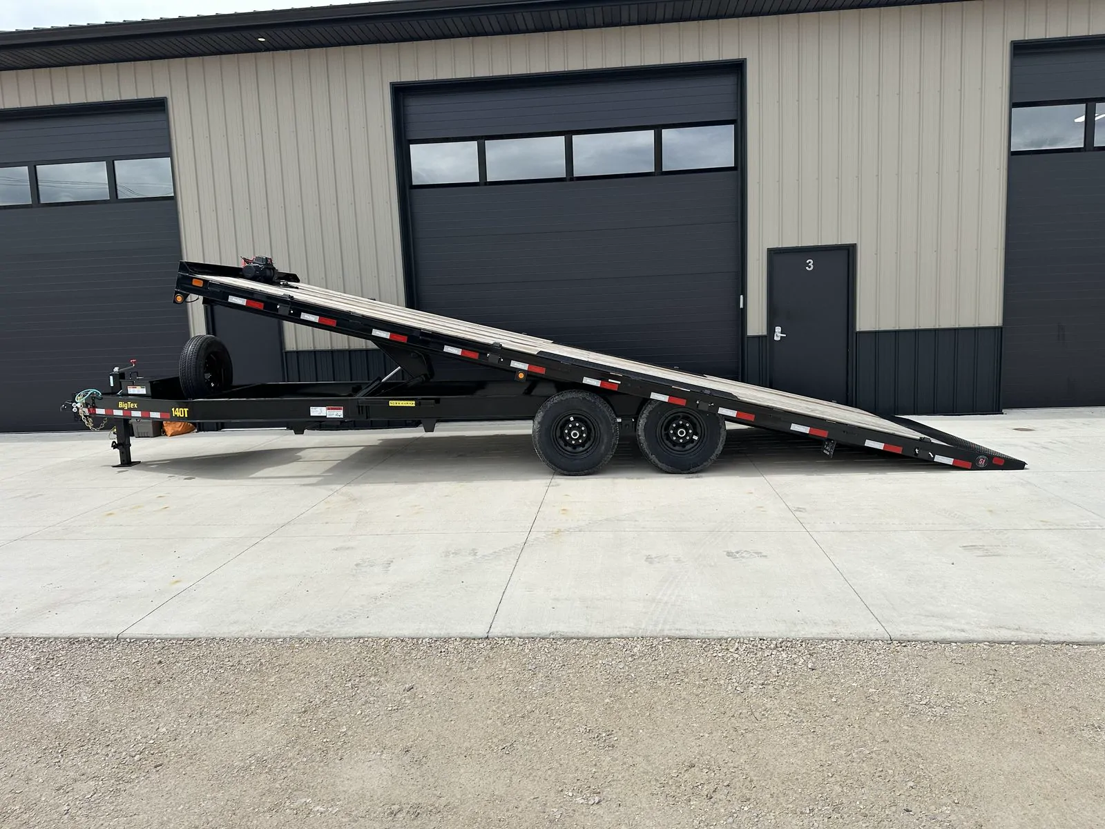 8.5' x 24' Tilt Deckover available to rent at Fondy Trailer Rentals in Fond du Lac, Wisconsin
